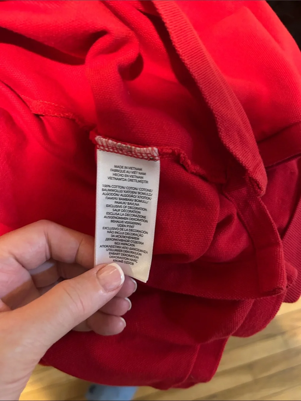 Ralph Lauren Red Men's Polo Shirt with Embroidered Logo
